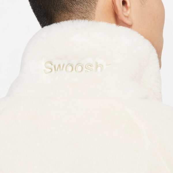 Ao Nike NSW Swoosh Fur Jacket 'White' FB7664-133
