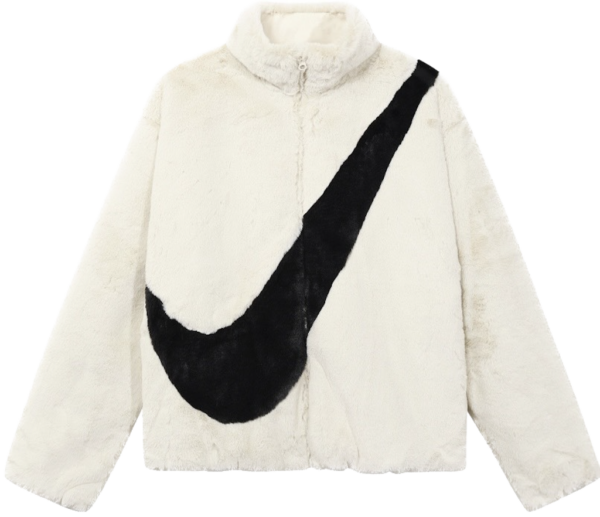 Ao Nike Sportswear Faux Fur Jacket 'Cream' DM1760-238
