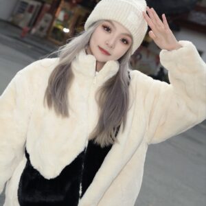 Ao Nike Sportswear Faux Fur Jacket 'Cream' DM1760-238