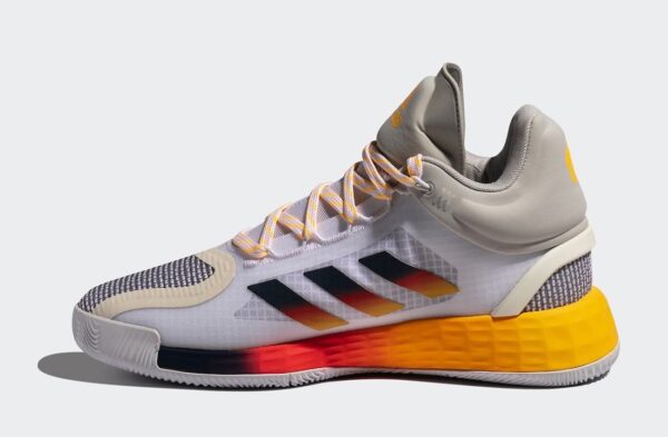 Giay Adidas D Rose 11 'White Gold Tech Indigo' FW8508