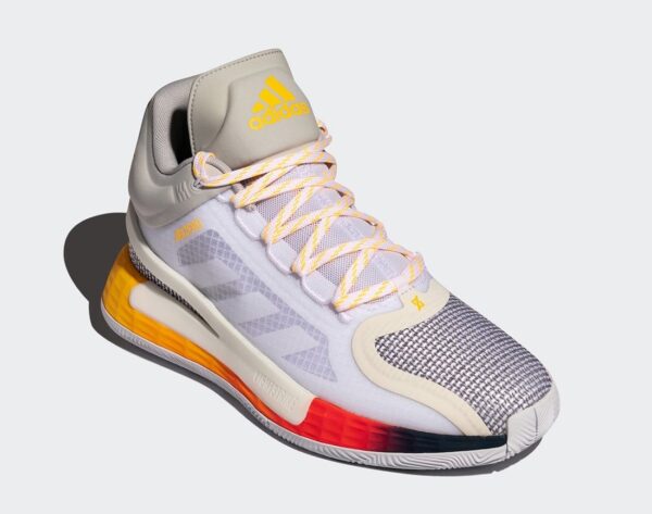 Giay Adidas D Rose 11 'White Gold Tech Indigo' FW8508