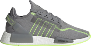 Giay Adidas NMD R1 V2 'Grey Signal Green' GY6163