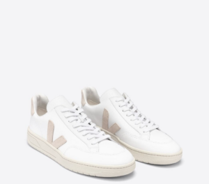 Giay Veja V-12 Leather 'White Sable' XD0202335A