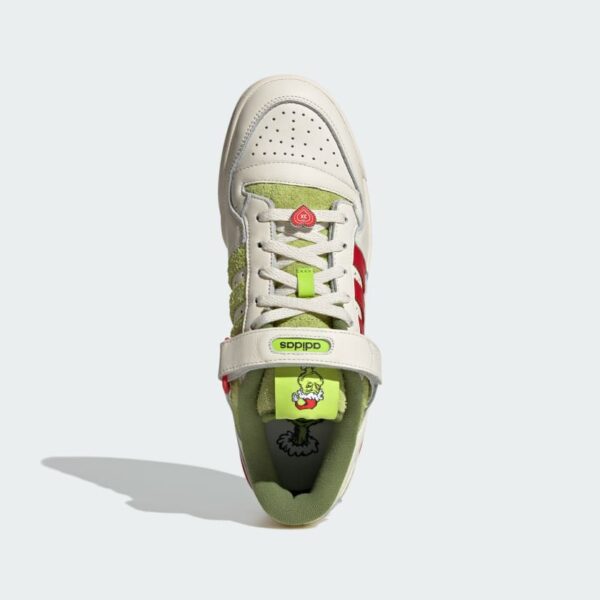 Giay Adidas x The Grinch Forum Low 'Cream White' ID3512