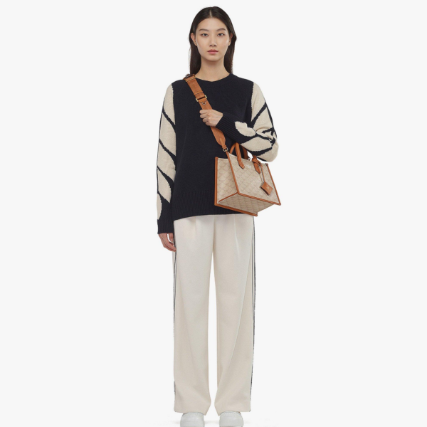 Giay MCM Himmel Tote in Lauretos 'Beige' MWTESAC01I9001