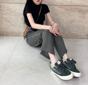 Giay Vans Knu Skool 'Olive' VN0009QCOLV