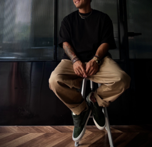 Giay Vans Knu Skool 'Olive' VN0009QCOLV