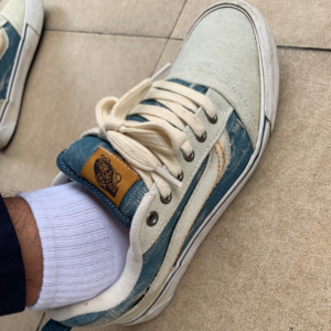 Giay Vans Knu Skool 'White and Blue' VN000E54NWD