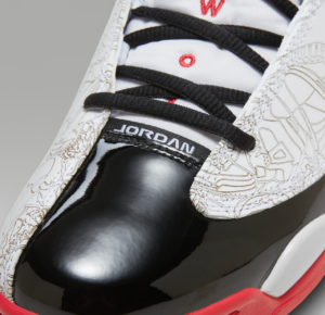 Giay Nike Air Jordan Dub Zero 'White Varsity Red' 311046-160