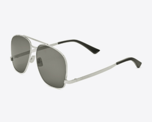 Kinh Saint Laurent SL 653 Leon 'Silver Grey' 769788Y99028100