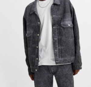 Ao Levi's x Stussy Dyed Jacquard Trucker 'Black' A5216-0002