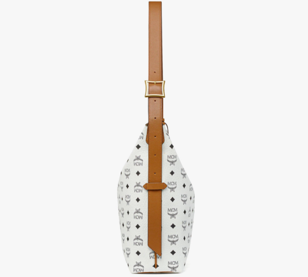 Tui MCM Aren Hobo in Mega Laurel Visetos 'White' MWHESTA06WT001