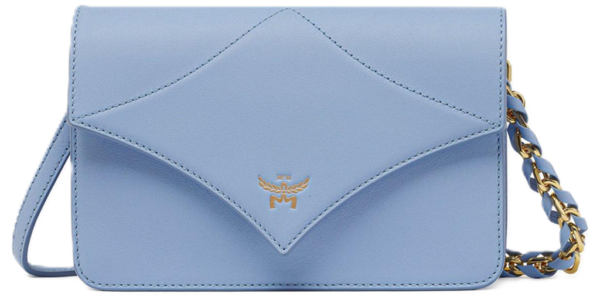 Tui MCM Diamond Spanish Calf Leather 'Della Robbia Blue' MWRESAK01L8001