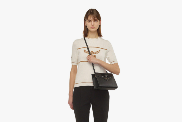 Tui MCM Diamond Tote Embossed Leather 'Black' MWRESAK03BK001