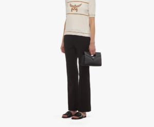 Tui MCM Diamond Tote Embossed Leather 'Black' MWRESAK03BK001