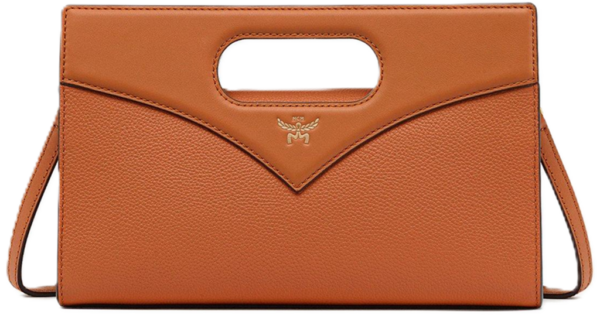Tui MCM Diamond Tote Embossed Leather 'Cognac' MWRESAK03CO001
