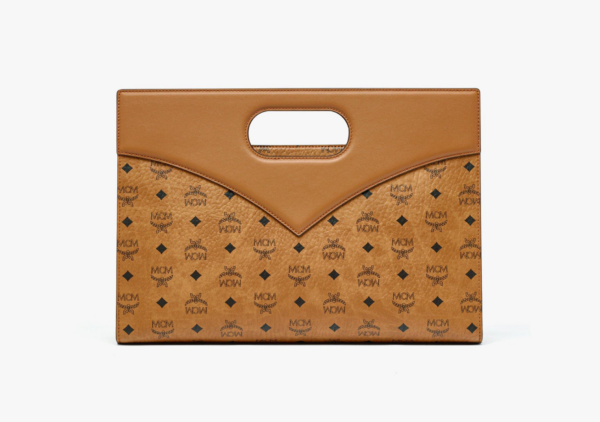 Tui MCM Diamond Tote Visetos Leather Mix 'Cognac' MWTESAK01CO001