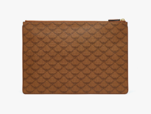 Tui MCM Himmel Zip Pouch Lauretos 'Cognac' MXZESAC04CO001
