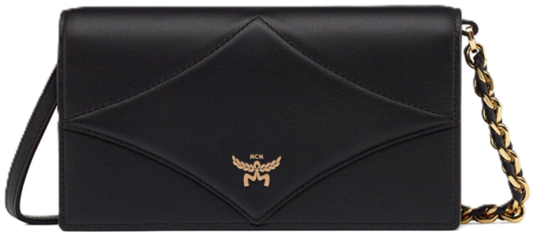 Vi MCM Diamond Spanish Calf Leather 'Black' MYLESAK01BK001