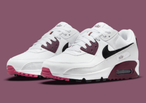 Giay Nike Air Max 90 'White Dark Beetroot' DH1316-100