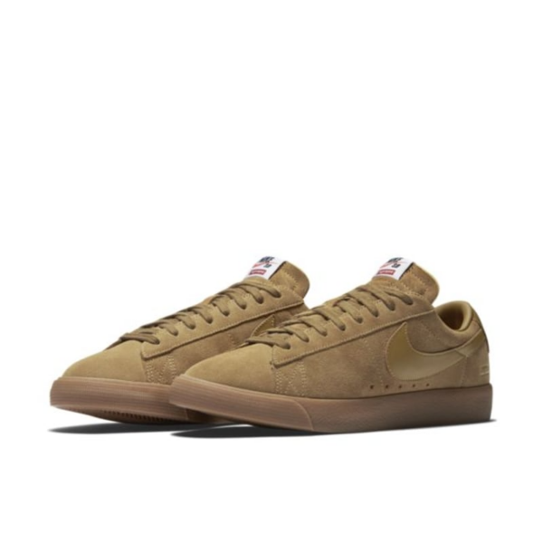 Giay Nike SB Blazer Low GT x Supreme 'Brown' 716890-229