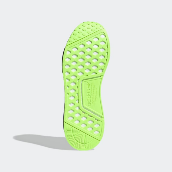 Giay Adidas NMD R1 V2 'Grey Signal Green' GY6163