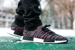 Giay Adidas NMD R1 'Grey Solar Pink' CQ2386