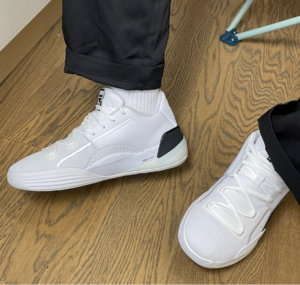 Giay Puma Clyde Hardwood Team 'White Black' 194454-01