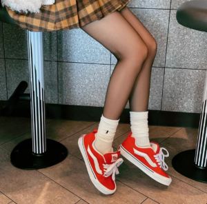 Giay Vans Knu Skool 'Red' VN0009QCJV6