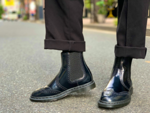 Giay Dr.Martens Graeme Brogue Leather 'Black' 26586001