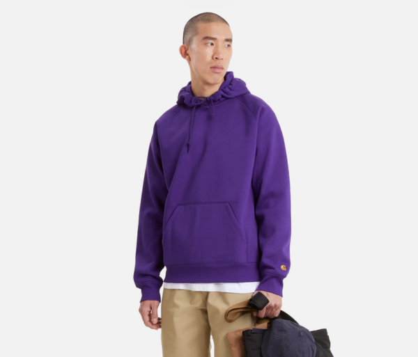 Ao Carhartt WIP Hooded Chase Sweatshirt 'Purple' I033661-1YV-XX