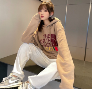 Ao Gucci x The North Face Cotton Hoodie 'Brown' 615061-XJDBY-2597