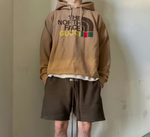 Ao Gucci x The North Face Cotton Hoodie 'Brown' 615061-XJDBY-2597