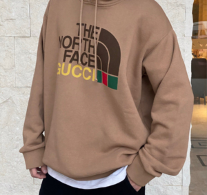 Ao Gucci x The North Face Cotton Hoodie 'Brown' 615061-XJDBY-2597