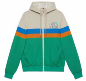 Ao Gucci x The North Face Hooded Jacket 'Green' 675542-XJDWR-9172