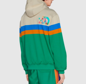 Ao Gucci x The North Face Hooded Jacket 'Green' 675542-XJDWR-9172