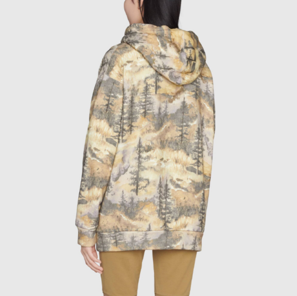 Ao Gucci x The North Face Hoodie 'Forest' 672474-XJDS9-3229