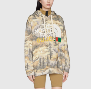 Ao Gucci x The North Face Hoodie 'Forest' 672474-XJDS9-3229