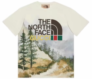 Ao Gucci x The North Face T-Shirt 'Trail Print' 672475-XJDS8-3466