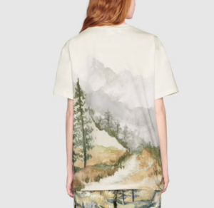 Ao Gucci x The North Face T-Shirt 'Trail Print' 672475-XJDS8-3466