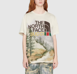 Ao Gucci x The North Face T-Shirt 'Trail Print' 672475-XJDS8-3466