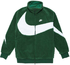 Ao Nike Big Swoosh Reversible Boa Jacket 'Green' BQ6546-341