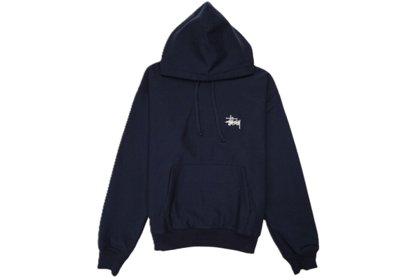 Ao Stussy Basic Stussy Hoodie 'Navy'