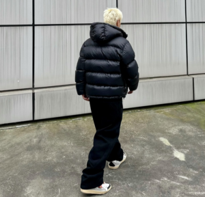 Ao Stussy Down Parka Micro Ripstop Phantom 'Black' 115685