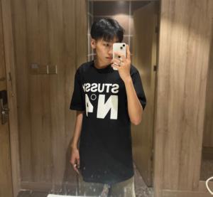 Ao Stussy NO.4 T-Shirt 'Black' 1904901