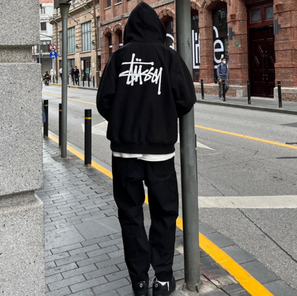 Ao Stussy Zip Hood SS22 'Black' 1974762
