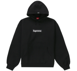 Ao Supreme Box Logo Hooded Sweatshirt 'Black' 23FW