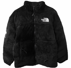 Ao Supreme x The North Face Suede Nuptse Padded Jacket 'Black' NF0A875NO9Y