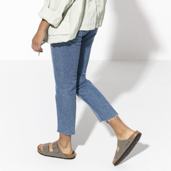 Dep Birkenstock Arizona Birko-Flor Nubuk 'Stone' 0151211