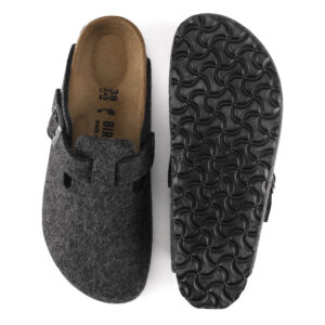 Dep Birkenstock Boston Wool Felt ' Anthracite' 160373